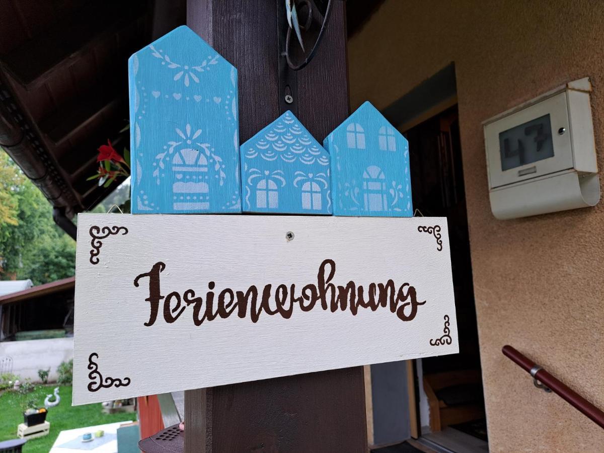 Ferienwohnung Sonja Mit Garten Und Freisitz Steinwiesen Exterior foto